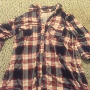 Papermoon plaid button up shirt (stitch fix)